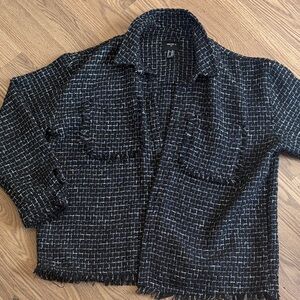 Men’s  Black Tweed Jacket